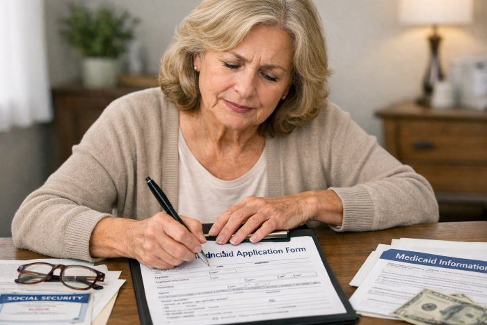 female fill medicaid app